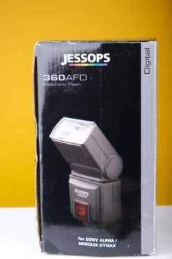 Jessops 360AFD Boxed Flash For Sony Alpha/ Minolta Dynax 9 Jessops 360AFD Boxed Flash For Sony Alpha/ Minolta Dynax -Photo Camera Gear Store 0 220