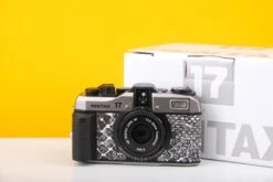 Pentax 17 35mm Half Frame Film Camera Snake Skin Skin + FREE Expired Film Roll + 1 VCH T-shirt