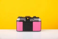 Pentax 17 35mm Half Frame Film Camera Blue Pink + FREE Expired Film Roll + 1 VCH T-shirt -Photo Camera Gear Store DSCF0011