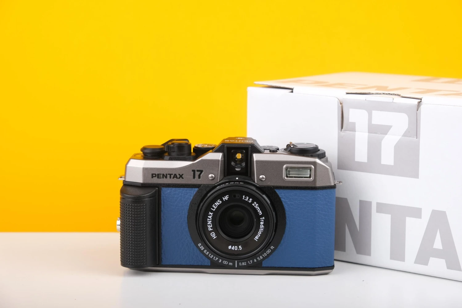 Pentax 17 35mm Half Frame Film Camera Blue Skin + FREE Expired Film Roll + 1 VCH T-shirt 1 Pentax 17 35mm Half Frame Film Camera Blue Skin + FREE Expired Film Roll + 1 VCH T-shirt