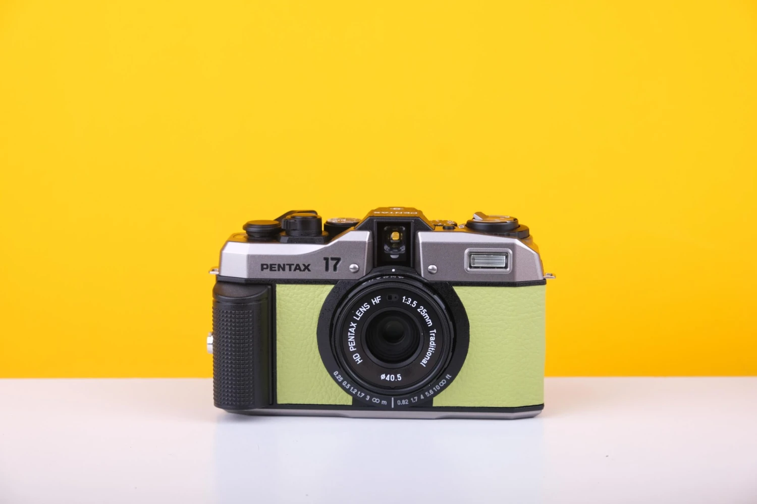 Pentax 17 35mm Half Frame Film Camera Lime Skin + FREE Expired Film Roll + 1 VCH T-shirt 3 Pentax 17 35mm Half Frame Film Camera Lime Skin + FREE Expired Film Roll + 1 VCH T-shirt - Image 3