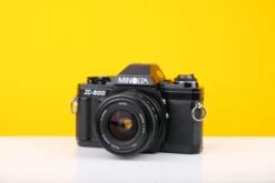 Minolta X-300 35mm Film Camera With Vivitar Mc 28mm F2.8 Lens