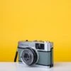 Olympus Trip 35 Vintage 35mm Film Camera With Zuiko 40mm F2.8 Lens And New Grey Leather Skin