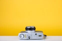 Olympus Trip 35 Vintage 35mm Film Camera With Zuiko 40mm F2.8 Lens And New Grey Leather Skin -Photo Camera Gear Store DSCF7045