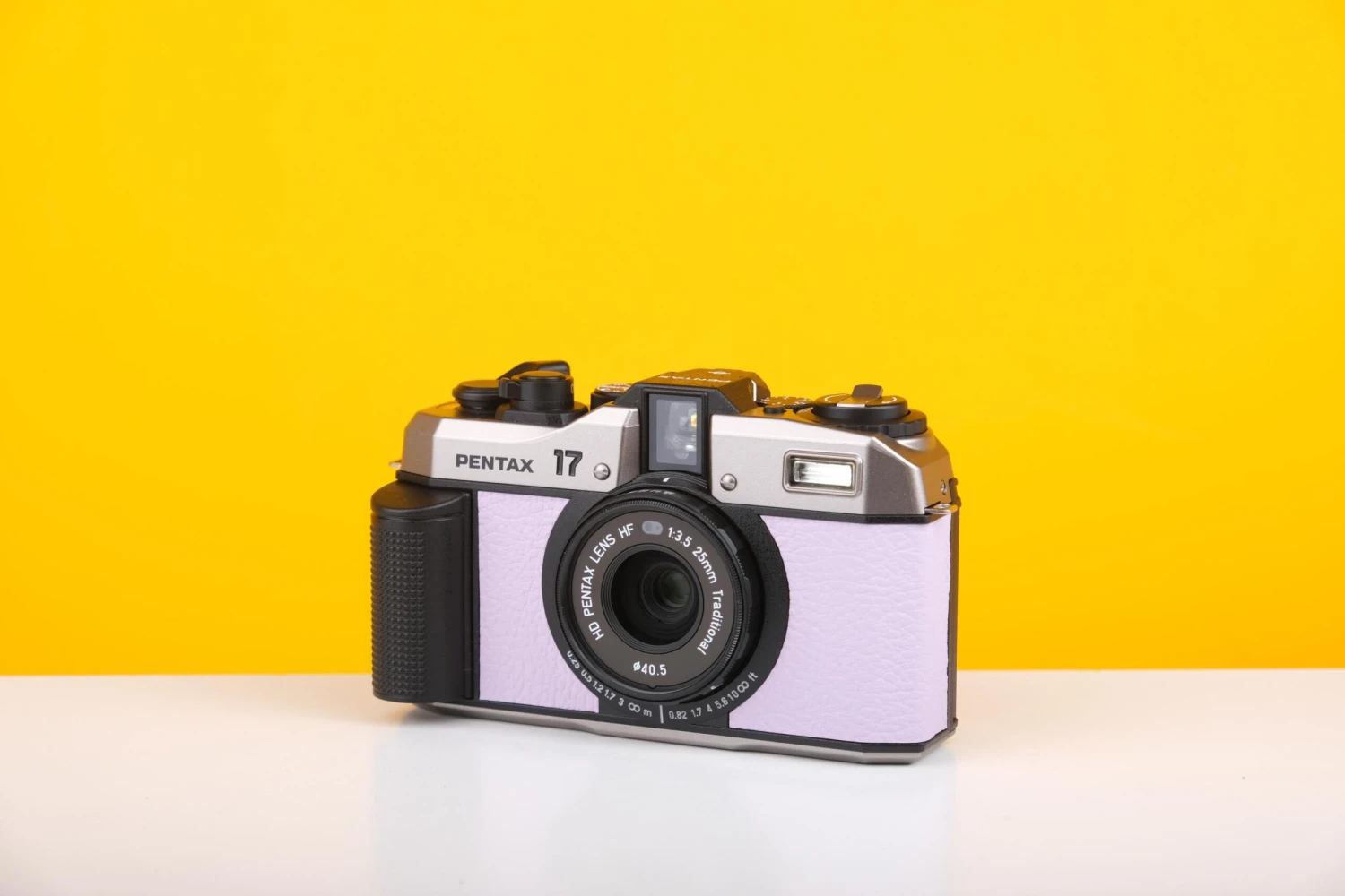 Pentax 17 35mm Half Frame Film Camera Blue Purple + FREE Expired Film Roll + 1 VCH T-shirt 2 Pentax 17 35mm Half Frame Film Camera Blue Purple + FREE Expired Film Roll + 1 VCH T-shirt - Image 2