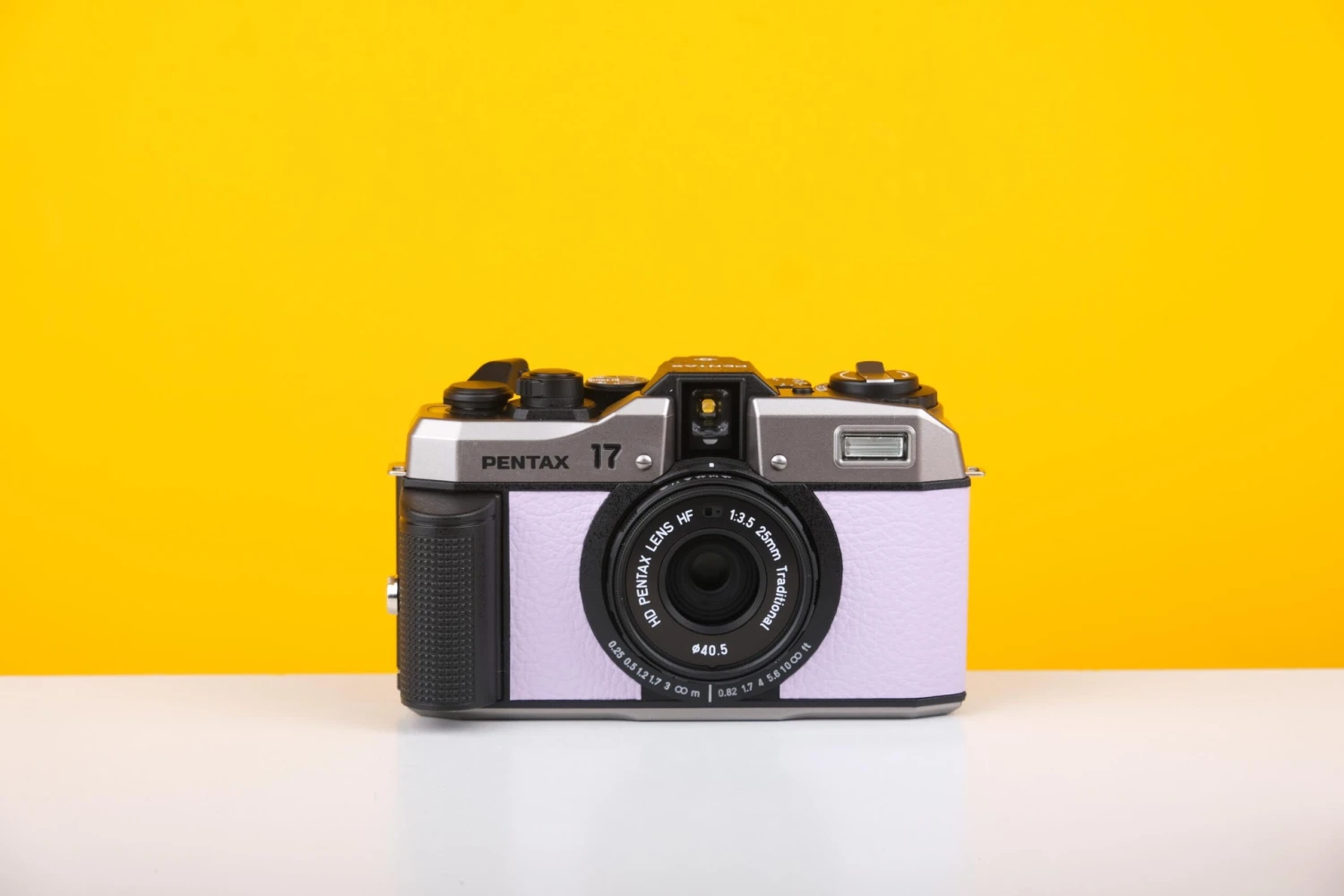 Pentax 17 35mm Half Frame Film Camera Blue Purple + FREE Expired Film Roll + 1 VCH T-shirt 4 Pentax 17 35mm Half Frame Film Camera Blue Purple + FREE Expired Film Roll + 1 VCH T-shirt - Image 4