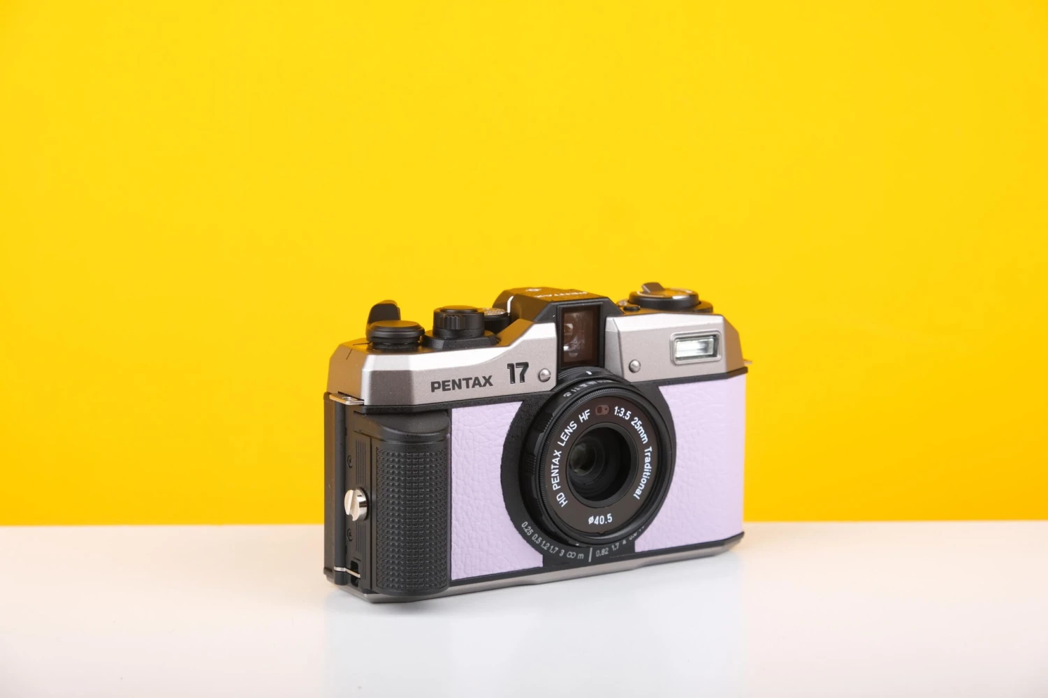 Pentax 17 35mm Half Frame Film Camera Blue Purple + FREE Expired Film Roll + 1 VCH T-shirt 5 Pentax 17 35mm Half Frame Film Camera Blue Purple + FREE Expired Film Roll + 1 VCH T-shirt - Image 5