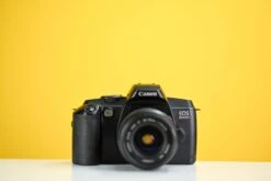 Canon EOS 5000 35mm Film Camera With Canon Zoom Lens 38-76mm Macro Lens