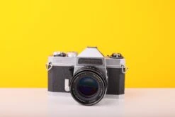 Chinon CX 35mm SLR Film Camera With Yashica 50mm F1.4 Lens