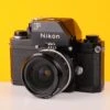 Nikon F 35mm Film Camera With Nikon 28mm F2.8 Lens