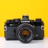 Olympus OM-2n MD Black 35mm Film Camera With Zuiko 50mm F/1.8 Lens