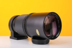 Olympus 300mm F4.5 Auto-Tele OM Mount Lens With Leather Case