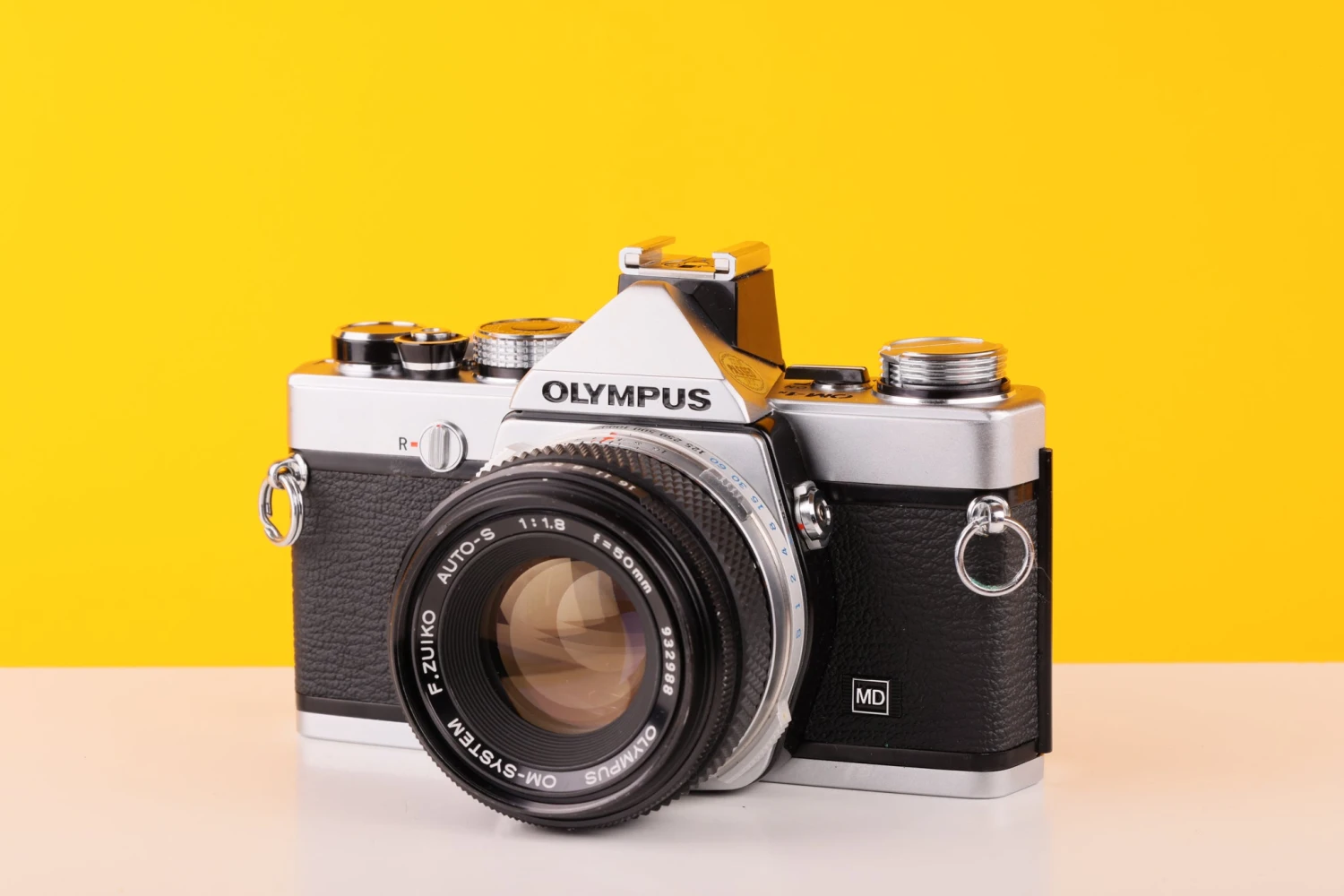 Olympus OM-1n 35mm SLR Film Camera With Zuiko 50mm F1.8 Lens