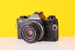 Olympus OM-2 Spot/Program 35mm Film Camera With Olympus 28mm F3.5 Prime Lens