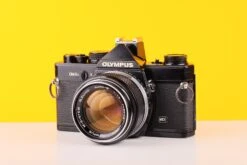 Olympus OM-2n MD Black 35mm Film Camera With Zuiko 50mm F/1.4 Lens