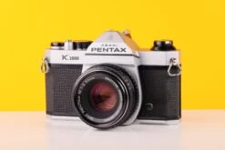 Pentax K1000 35mm Film Camera With Pentax 50mm F/2 Lens