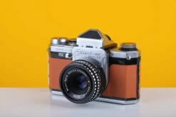 Edixa-Mat Flex Model 5 35mm Film Camera With Domiplan Meyer-Optik Gorlitz 50mm F2.8 Lens