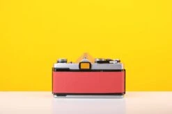 Olympus OM-1 35mm Film Camera With Olympus 50mm F/1.4 Prime Lens In Red -Photo Camera Gear Store olympusom 1 3 ad987deb d2b3 479b b461 8f4af84d2e74