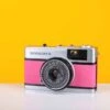Olympus Trip 35 Vintage 35mm Film Camera With Zuiko 40mm F2.8 Lens With Customised Pink Skin