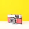 Olympus Trip 35 Vintage Film Camera With Zuiko 40mm F2.8 Lens With Customised Red Skin