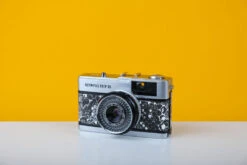 Olympus Trip 35 35mm Film Camera With New Faux Snake Design Leather Skin