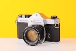 Pentax Spotmatic Honeywell 35mm SLR Film Camera With Super-Takumar 55mm F2 Lens