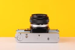 Olympus OM10 35mm Film Camera With Olympus Auto-S 50mm F1.8 MC Lens In Blue -Photo Camera Gear Store proof 55